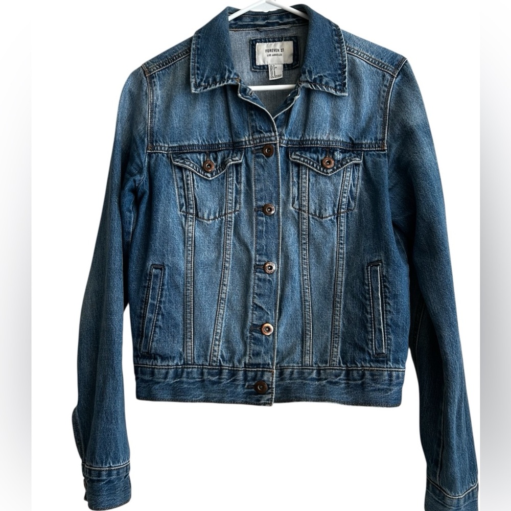 Forever 21 Classic Blue Denim Jacket